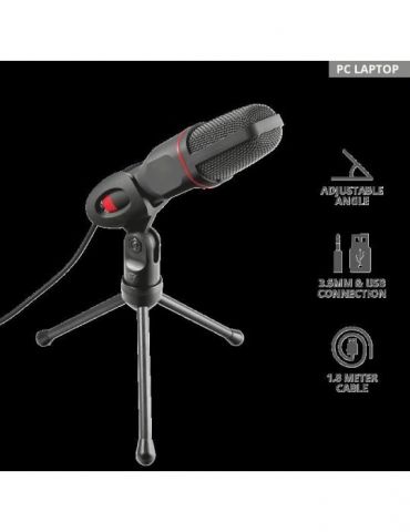Microfon trust trust gxt 212 mico usb mic tr-23791 (include tv 0.03 lei) Trust - 1