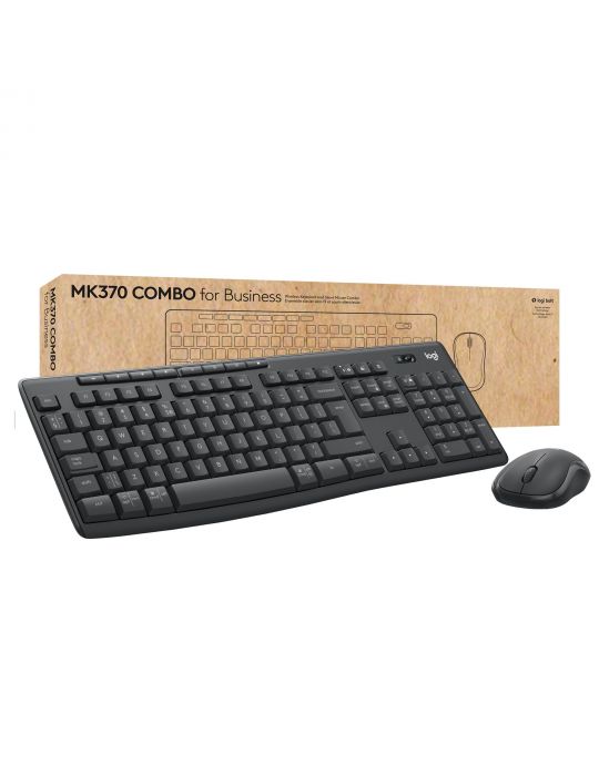 Logitech MK370 Combo for Business tastaturi Mouse inclus RF Wireless + Bluetooth QWERTY US Internațional Grafit