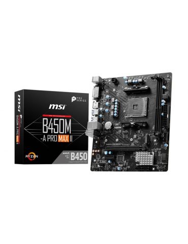 MSI B450M-A PRO MAX II plăci de bază AMD B450 Mufă AM4 micro-ATX - Tik.ro