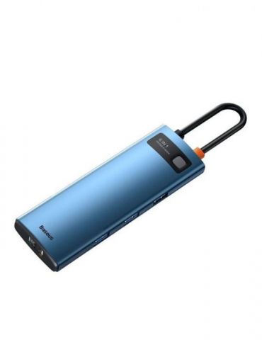 Docking station baseus metal gleam conectare pc usb type-c usb 3.0 x 3 usb type c x 1 pd 100w 5v / 9v / 14.5v / 20v 5a (max.) gi