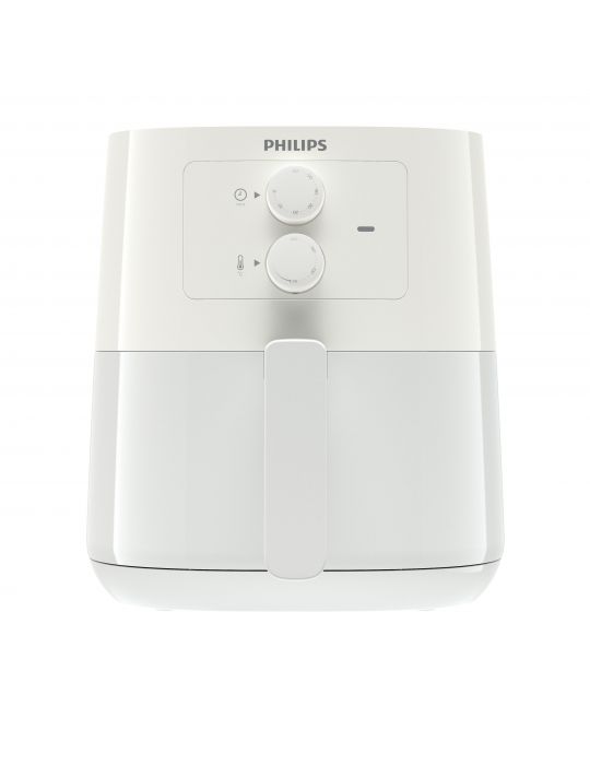 Philips Essential HD9200 10 friteuză Singur 4,1 L De sine-stătător 1400 W Friteuză cu aer cald Gri, Alb