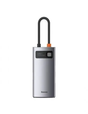 Docking station baseus metal gleam conectare pc usb type-c usb 3.0 x 1|usb 2.0 x 1|usb type c x 1 pd 100w 5v / 9v / 14.5v / 20v  - Tik.ro