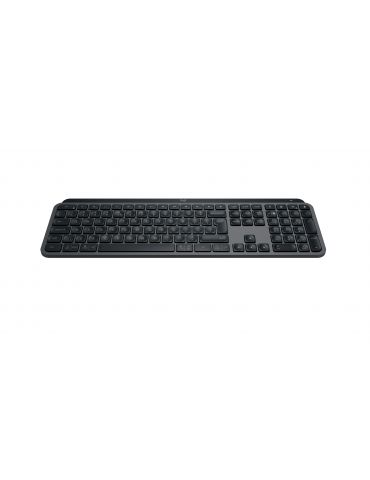 Logitech MX Keys S tastaturi RF Wireless + Bluetooth AZERTY Flamandă Grafit - Tik.ro