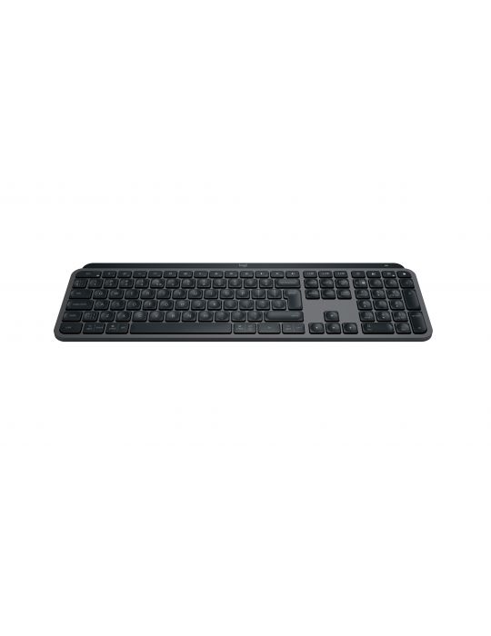 Logitech MX Keys S tastaturi RF Wireless + Bluetooth AZERTY Flamandă Grafit