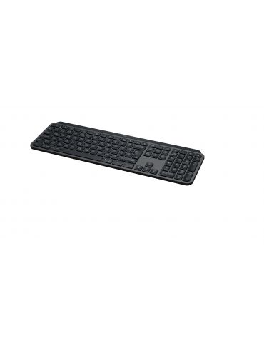 Logitech MX Keys S tastaturi RF Wireless + Bluetooth AZERTY Flamandă Grafit