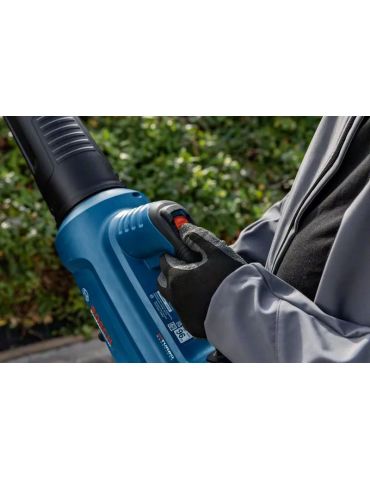 Bosch GBL 18V-750 PROFESSIONAL turbosuflante pentru frunze portabile 198 km h Negru, Albastru, Roşu