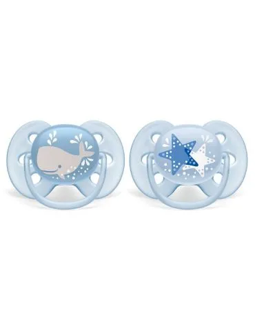 Philips SCF223 03 suzete Suzetă ultra fină Ortodontic Silicon Albastru