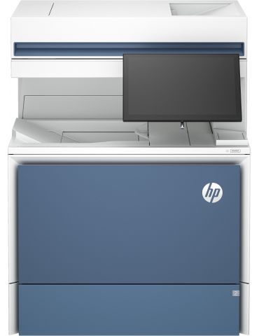 HP Imprimantă Color LaserJet Enterprise Flow MFP 6800zf, Imprimare,copiere,scanare,fax, Flow ecran tactil capsare cartuş - Tik.ro
