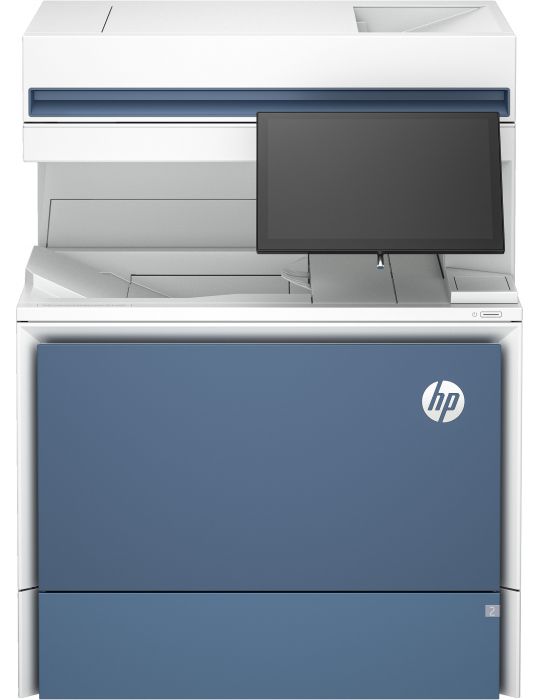HP Imprimantă Color LaserJet Enterprise Flow MFP 6800zf, Imprimare,copiere,scanare,fax, Flow ecran tactil capsare cartuş