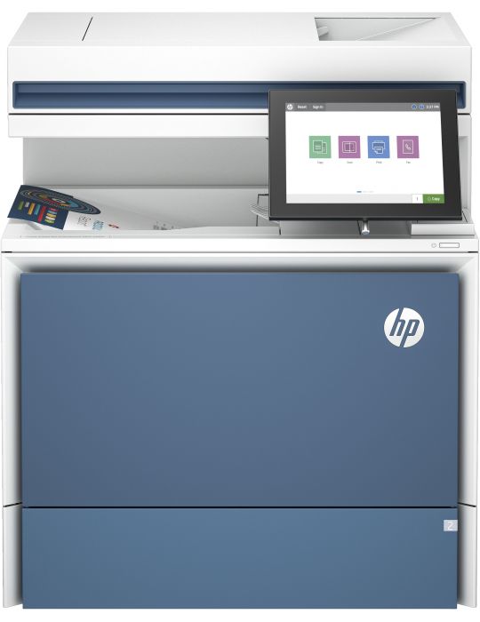 HP LaserJet Imprimantă Color Enterprise MFP 5800dn, Imprimare, copiere, scanare, fax (opțional), Alimentator automat de
