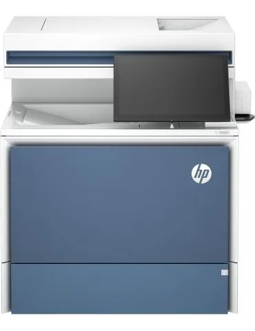 HP Color LaserJet Enterprise Flow Imprimantă MFP 5800zf, Imprimare,copiere,scanare,fax, Alimentator automat de documente tăvi - Tik.ro