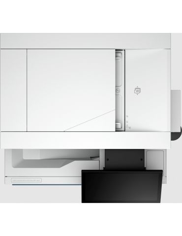 HP Color LaserJet Enterprise Flow Imprimantă MFP 5800zf, Imprimare,copiere,scanare,fax, Alimentator automat de documente tăvi
