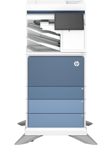HP LaserJet Imprimantă Color Enterprise Flow MFP 6800zfsw, Imprimare,copiere,scanare,fax, Flow ecran tactil capsare cartuş - Tik.ro
