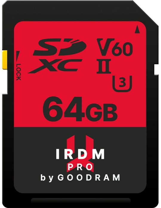 Goodram IRDM PRO 64 Giga Bites SDXC UHS-II