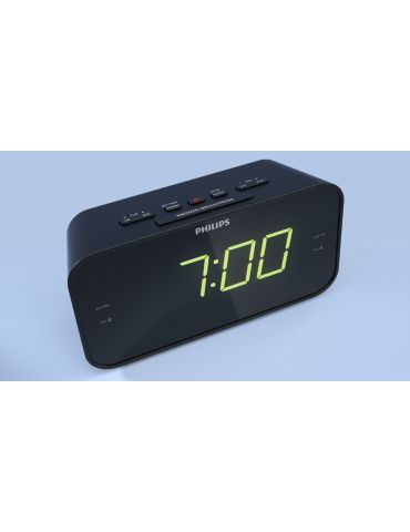 Philips TAR3306 12 ceasuri cu alarmă Ceas deșteptător digital Negru