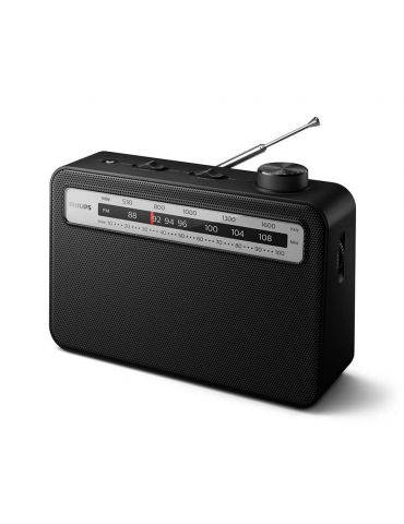 Philips 2000 series TAR2506 12 radiouri Portabile Analog Negru