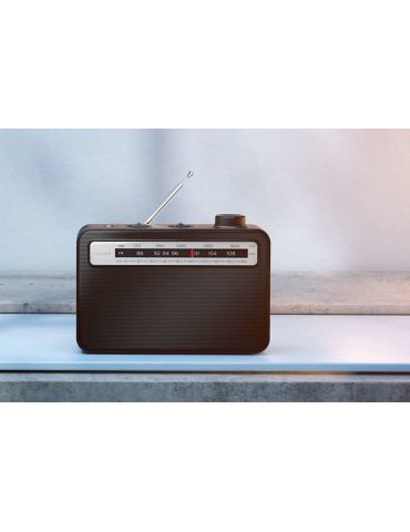 Philips 2000 series TAR2506 12 radiouri Portabile Analog Negru