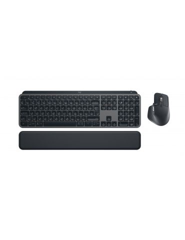 Logitech MX Keys S Combo tastaturi Mouse inclus RF Wireless + Bluetooth QWERTY US Internațional Grafit - Tik.ro