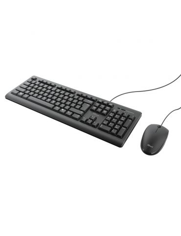 Trust Primo tastaturi Mouse inclus USB QWERTY Engleză SUA Negru