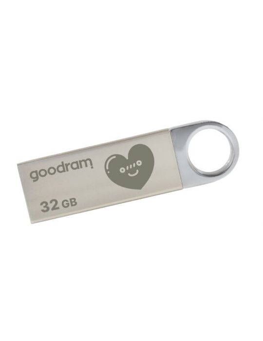Goodram UUN Valentine memorii flash USB 32 Giga Bites USB Tip-A 2.0 Argint