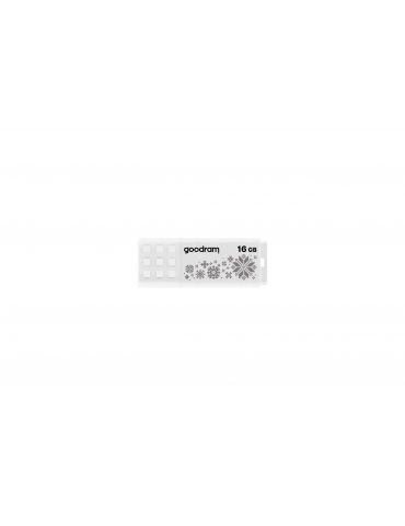 Goodram FLASHDRIVE 16GB UME2-WINTER WHITE USB 2.0 memorii flash USB 16 Giga Bites USB Tip-A Multicolor