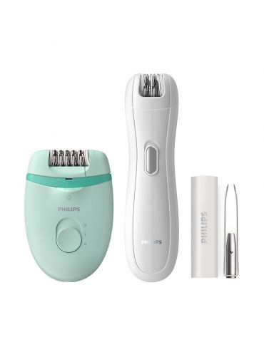 Philips Satinelle Essential BRP529 00 Epilator compact cu fir - Tik.ro