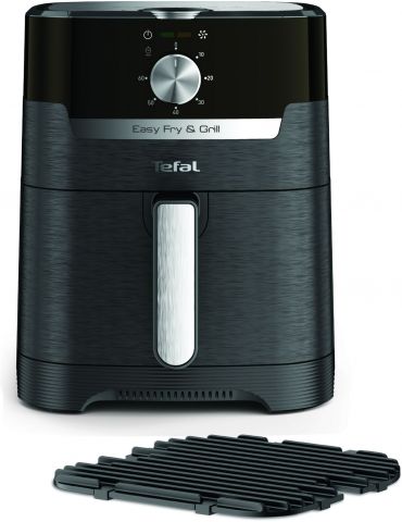 Tefal Easy Fry & Grill EY501815 friteuză Singur 4,2 L De sine-stătător 1550 W Friteuză cu aer cald Negru - Tik.ro