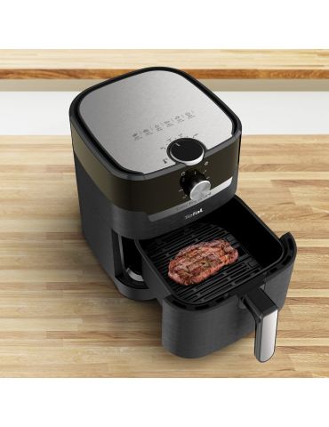 Tefal Easy Fry & Grill EY501815 friteuză Singur 4,2 L De sine-stătător 1550 W Friteuză cu aer cald Negru