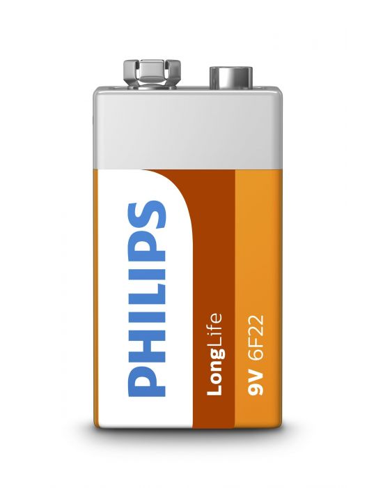 Philips LongLife Baterie 6F22L1B 10