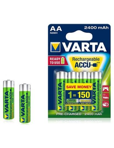 Varta 4x AA NiMH 2400mAh Baterie reîncărcabilă Hibrid nichel-metal (NiMH) - Tik.ro