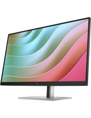HP E-Series E27k G5 monitoare LCD 68,6 cm (27") 3840 x 2160 Pixel 4K Ultra HD Negru, Argint