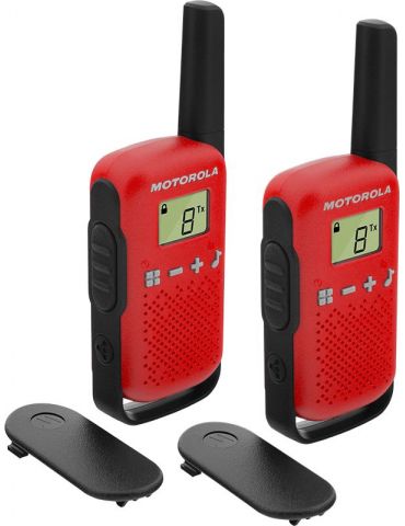 Motorola TALKABOUT T42 stații de emisie-recepție 16 canale Negru, Roşu - Tik.ro