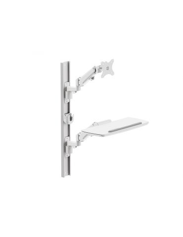 Multibrackets 6817 stativ și suport stație de lucru PC tip all-in-one 10,5 kilograme Alb 38,1 cm (15") 68,6 cm (27") - Tik.ro