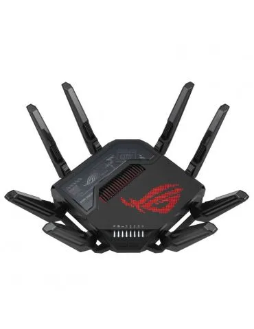ASUS ROG Rapture GT-BE98 router wireless 10 Gigabit Ethernet Quad-band (2.4 GHz   5 GHz-1   5 GHz-2   6 GHz) Negru - Tik.ro