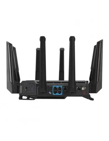 ASUS ROG Rapture GT-BE98 router wireless 10 Gigabit Ethernet Quad-band (2.4 GHz   5 GHz-1   5 GHz-2   6 GHz) Negru