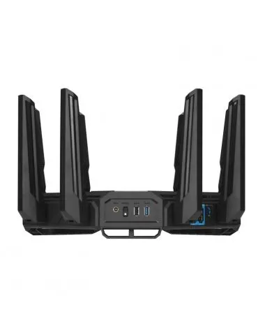 ASUS ROG Rapture GT-BE98 router wireless 10 Gigabit Ethernet Quad-band (2.4 GHz   5 GHz-1   5 GHz-2   6 GHz) Negru