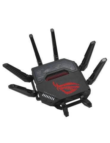 ASUS ROG Rapture GT-BE98 router wireless 10 Gigabit Ethernet Quad-band (2.4 GHz   5 GHz-1   5 GHz-2   6 GHz) Negru