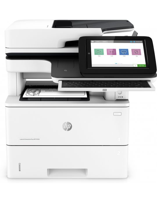 HP LaserJet Enterprise Flow MFP M528z, Imprimare,copiere,scanare,fax, Imprimare prin port USB frontal scanare către e-mail
