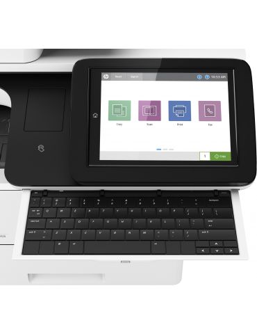 HP LaserJet Enterprise Flow MFP M528z, Imprimare,copiere,scanare,fax, Imprimare prin port USB frontal scanare către e-mail