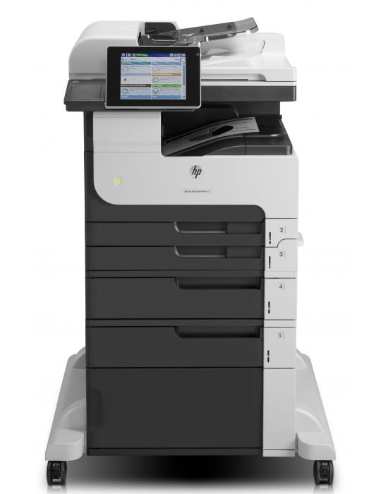 HP LaserJet Enterprise MFP M725f, Alb-negru, Imprimanta pentru Afaceri, Imprimare,copiere,scanare,fax, ADF de 100 de coli