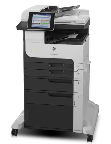 HP LaserJet Enterprise MFP M725f, Alb-negru, Imprimanta pentru Afaceri, Imprimare,copiere,scanare,fax, ADF de 100 de coli