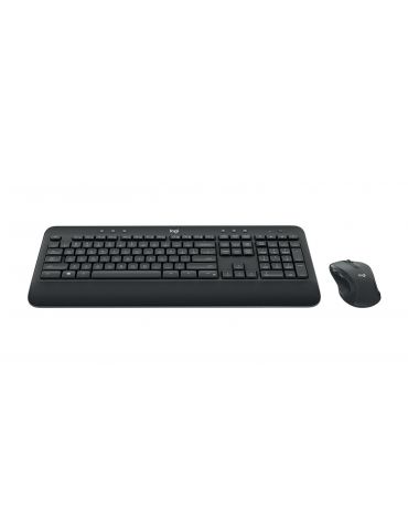 Logitech MK545 ADVANCED Wireless Keyboard and Mouse Combo tastaturi Mouse inclus RF fără fir Franţuzesc Negru
