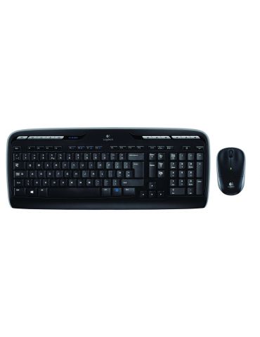 Logitech Wireless Combo MK330 tastaturi Mouse inclus RF fără fir Rus Negru