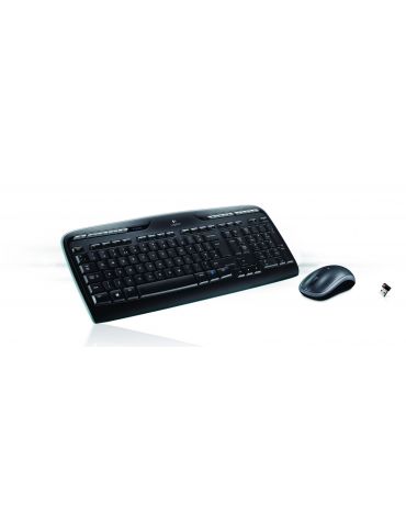 Logitech Wireless Combo MK330 tastaturi Mouse inclus RF fără fir Rus Negru