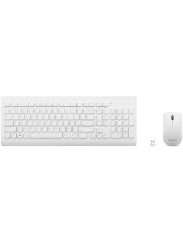 Lenovo GX30W75336 tastaturi Mouse inclus USB + Bluetooth QWERTY Alb - Tik.ro