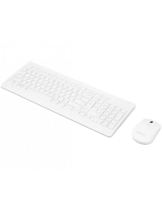 Lenovo GX30W75336 tastaturi Mouse inclus USB + Bluetooth QWERTY Alb