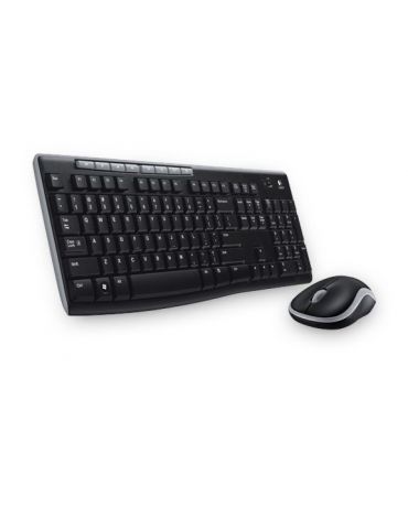 Logitech Wireless Combo MK270 tastaturi Mouse inclus RF fără fir QWERTY Rus Negru