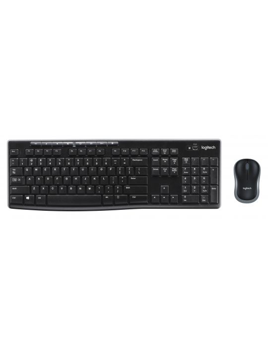 Logitech Wireless Combo MK270 tastaturi Mouse inclus RF fără fir QWERTY Nordic Negru