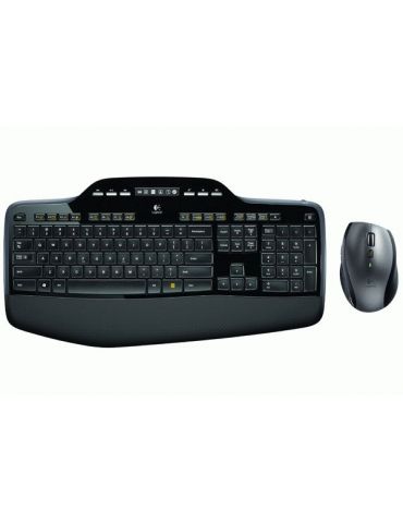 Logitech MK710 Performance tastaturi Mouse inclus RF fără fir AZERTY Franţuzesc Negru - Tik.ro