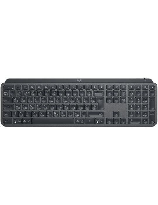 Logitech MX Keys tastaturi RF Wireless + Bluetooth QWERTY Rus Grafit